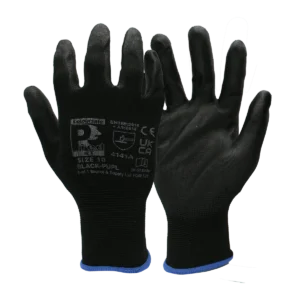 PRED Jet Black PUPL Glove Pair