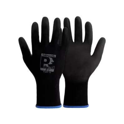 Black-PUPL Pair Safety Gloves
