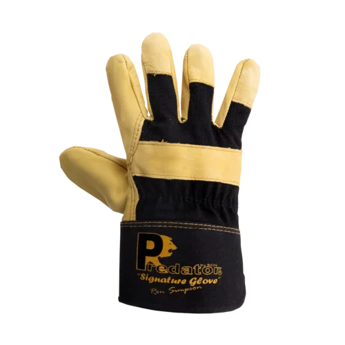 PRED2 Gold Back Safety Gloves