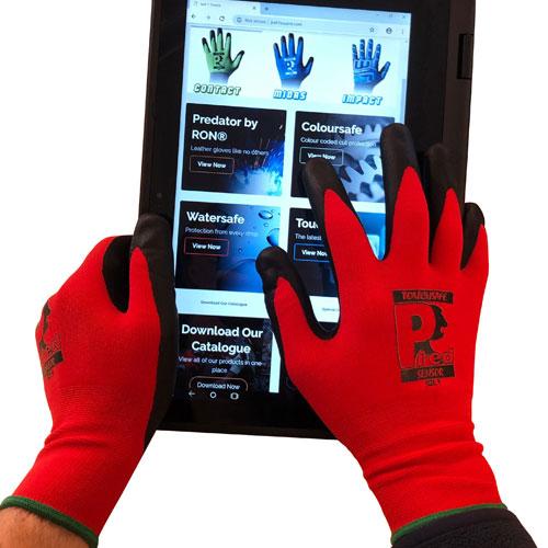 Sensor touchscreen example