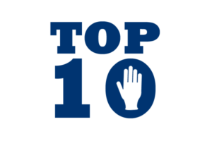 'Top 10' cover image for top 10 gloves