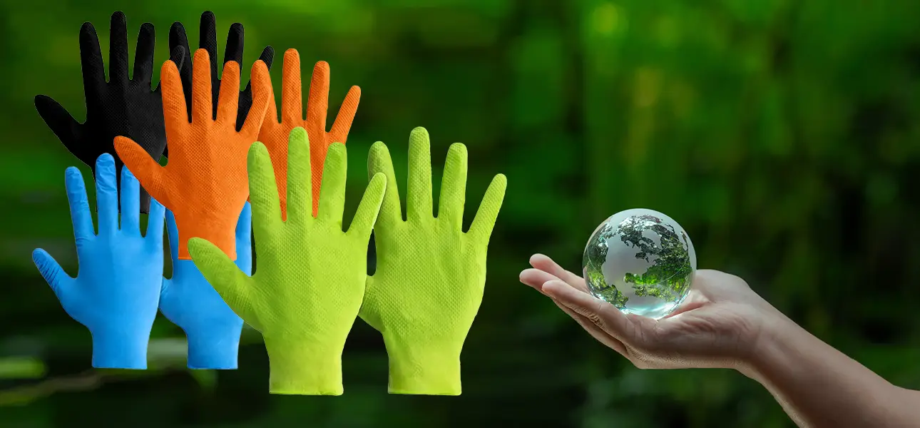 Nitrile Gloves Manufactured With Green Energy by Just 1 Source