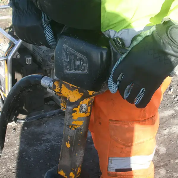Safety Gloves by Just 1 - Anti-vibration Gloves for Construction